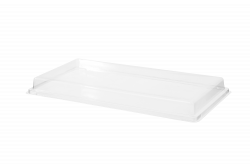 Крышка лотка для суши 247x122, Прозрачный