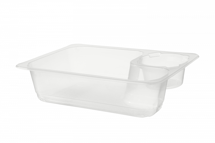 Лоток под запайку 210x148x50 с соусником